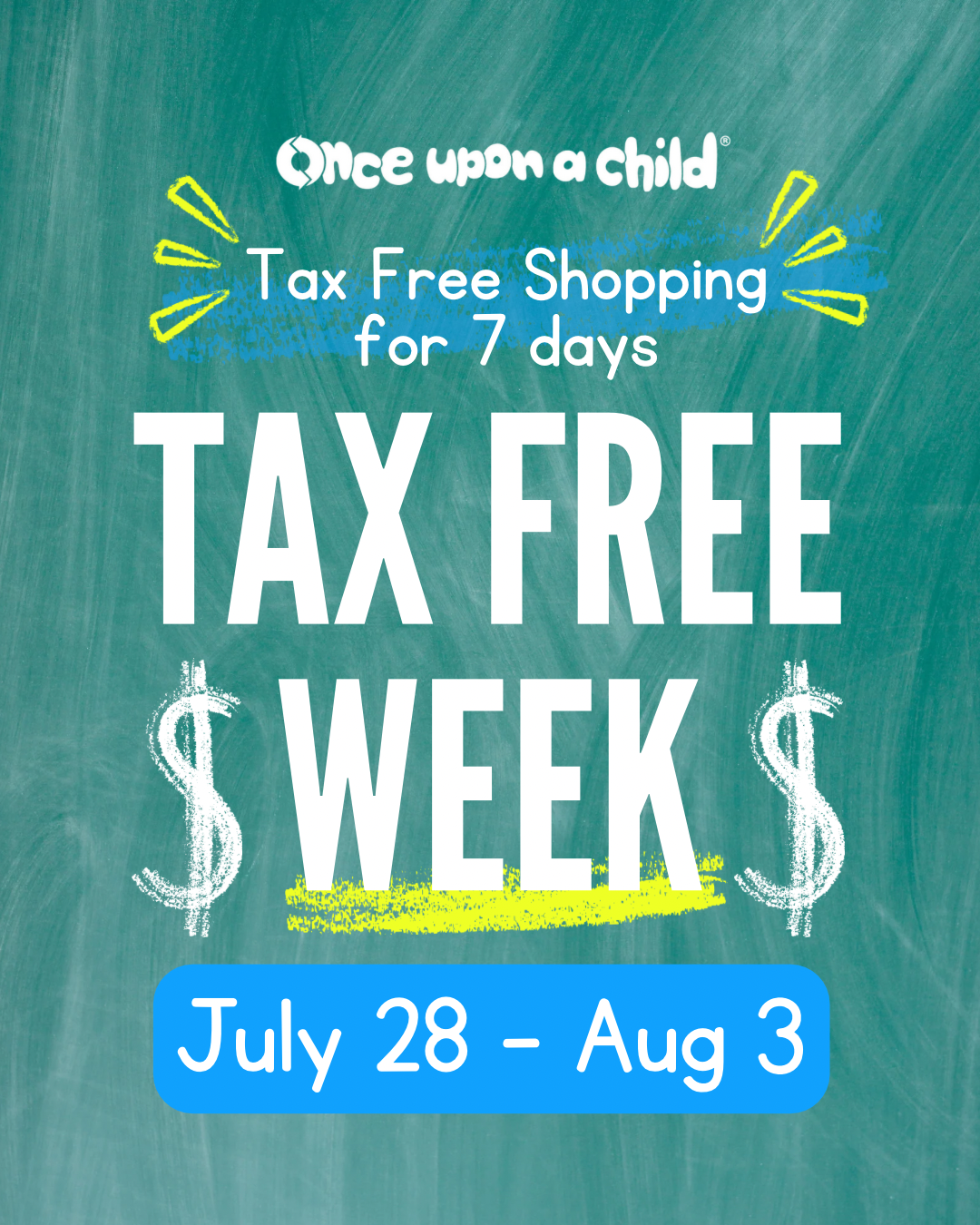 tax free week